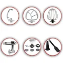 3-in-1 Power Food Processor - 2800W - 10L - Edelstahl