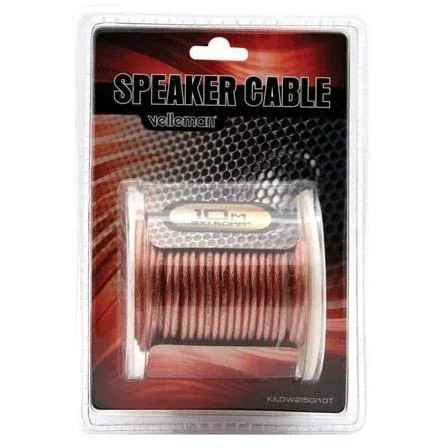 Lautsprecherkabel - Transparent - 2 x 1,50mm² - 10m