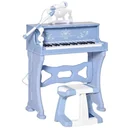 Kinder Klavier 37 Tasten Mini-Klavier Piano Keyboard mit Hocker und 22 Demo-Songs zum Abspielen aus ABS Musikinstrument