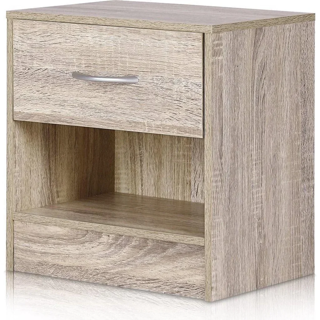 Nachttisch Eiche-Look 39x28x41cm