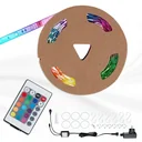 RGB-LED Flexband für den Außenbereich,IP44, 3 m, 90 RGB-LEDs, Fernbedienung