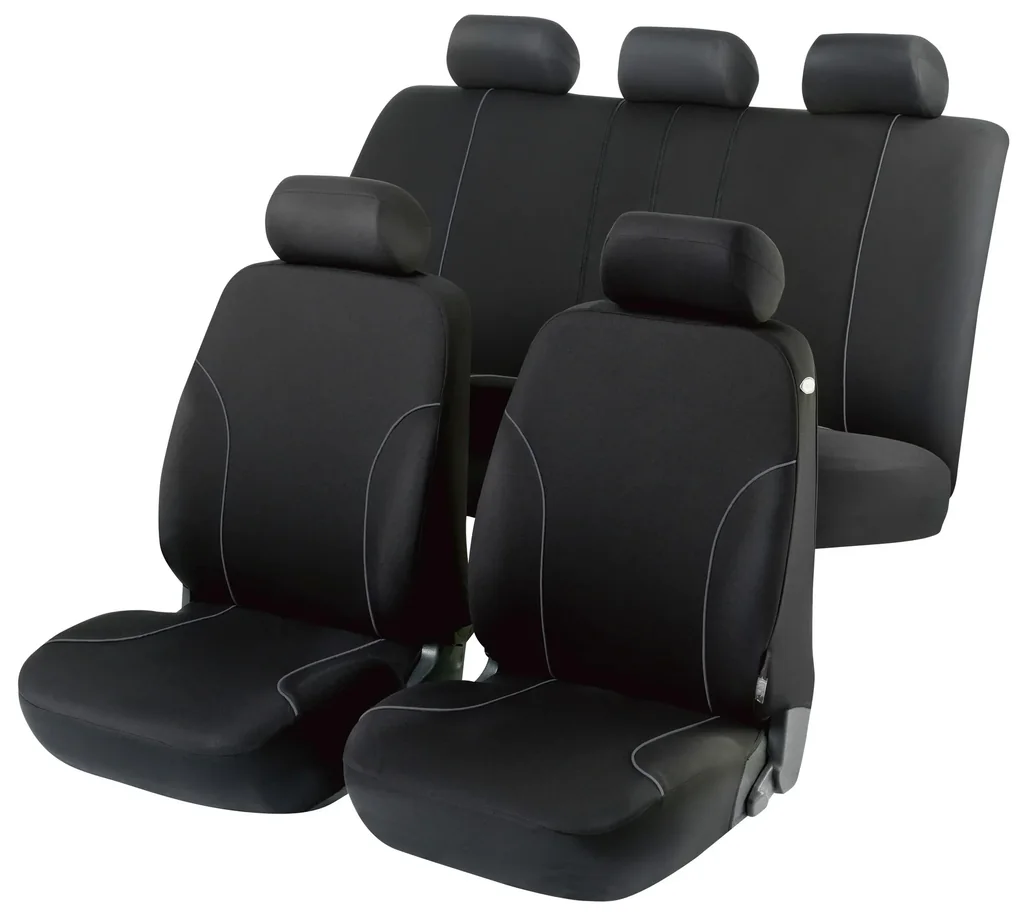 Auto Sitzbezüge ZIPP-IT Basic Allessandro grau mit Reissverschluss System
