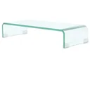 TV-Schrank/Monitorständer transparent 60x25x11 cm Glas