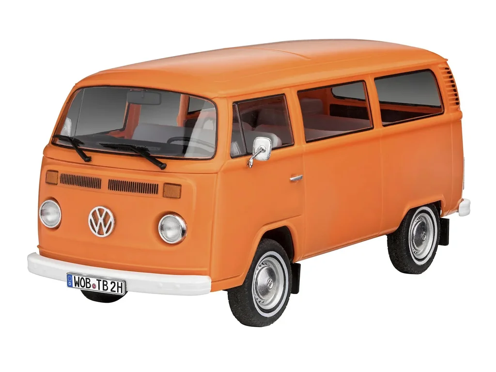 Modellbausatz VW T2 Bus im Maßstab 1/24 - 100 Teile