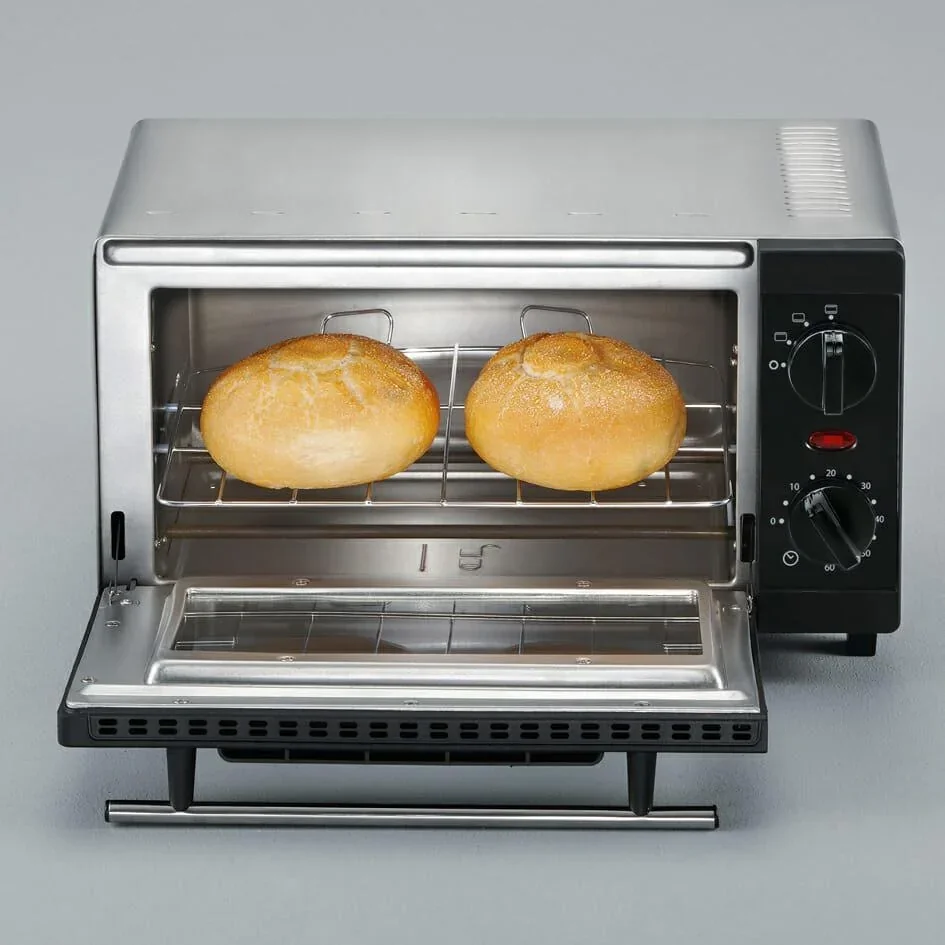 Mini-Backofen - 800 Watt - Schwarz/Silber