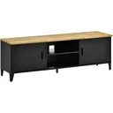 TV Schrank Fernsehschrank Fernsehtisch TV Lowboard Kommode für Fernseher kleiner als 55" mit 2 Türen Regal Wohnzimmer Sc