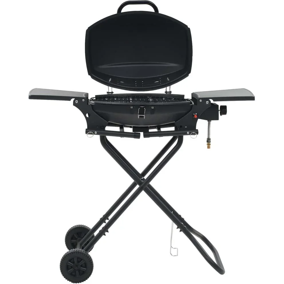 Gasgrill mit Kochzone schwarz