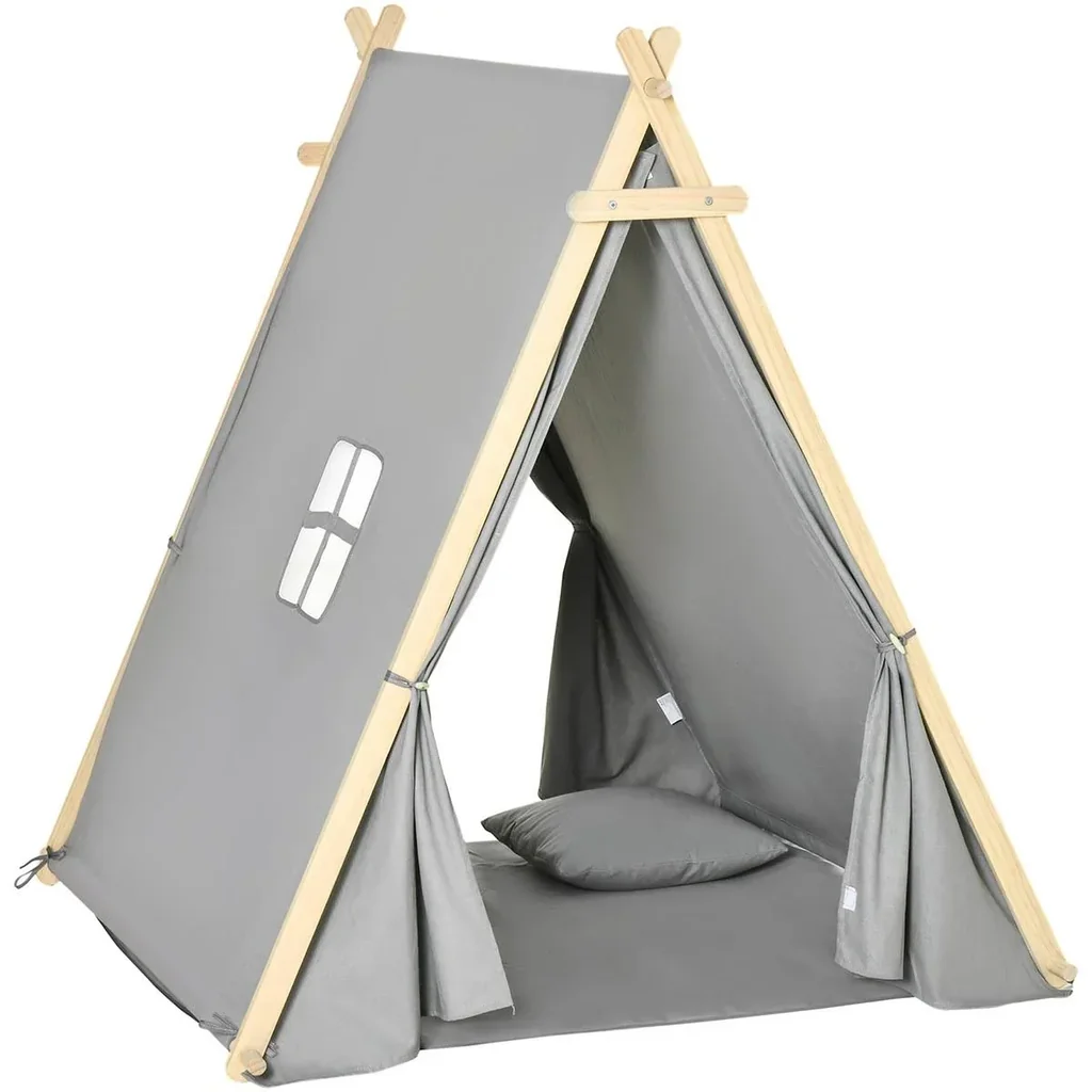 Tipi-Zelt für Kinder 130 cm x 111 cm x 136 cm