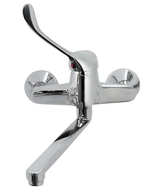 Wandarmatur mit Arzthebel, chrom