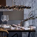 LED Lichterkette für innen und außen, 180 Crispy Ice white LEDs