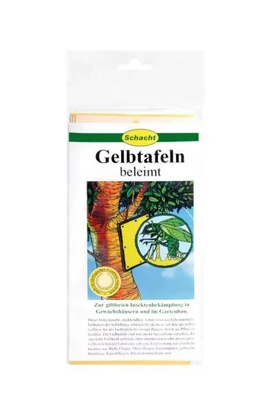 Gelbtafeln beleimt, 7 St. - zur giftfreien Insektenbekämpfung