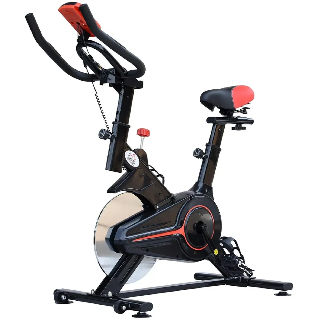 Fitnessbike Home Gym Heimtrainer Fitnessfahrrad Schwarz