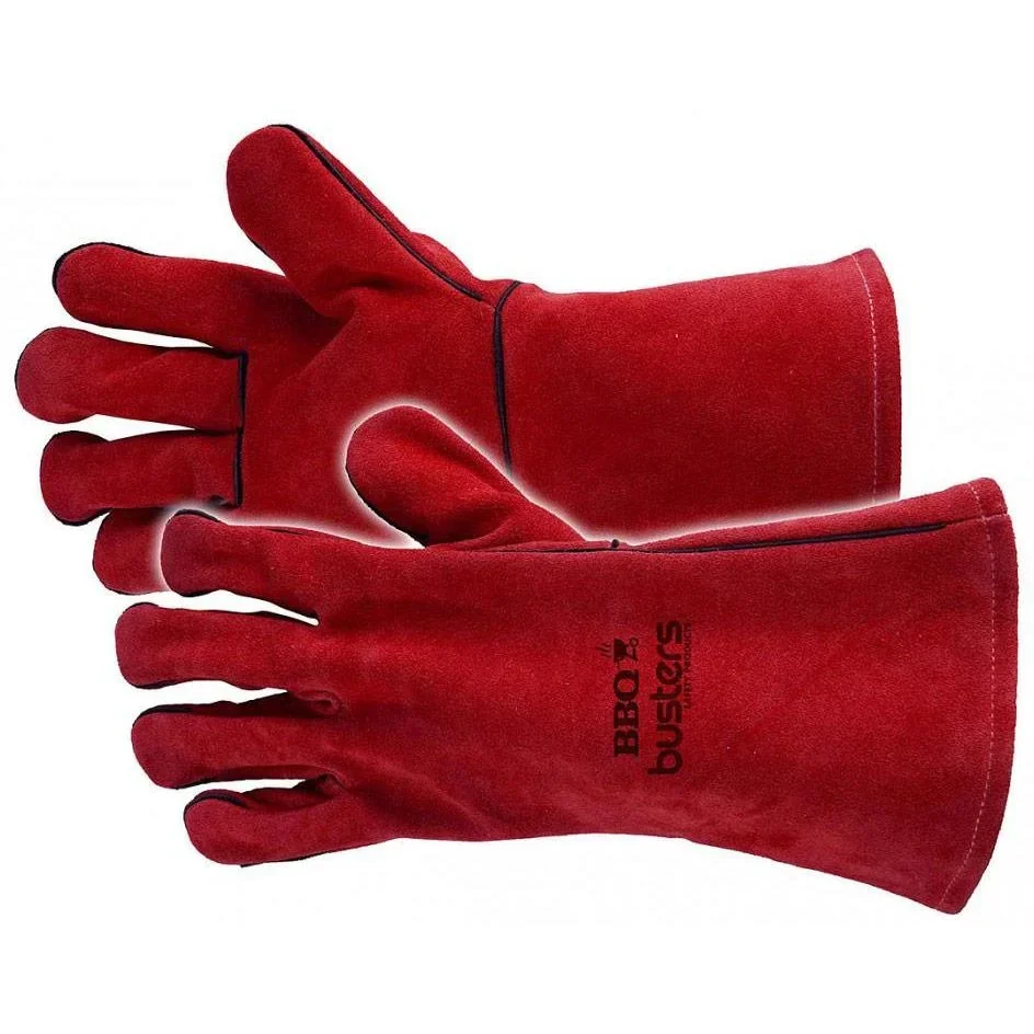 Busters Leder-Grillhandschuhe Größe 10 - bis zu 100 C ° - 35 cm