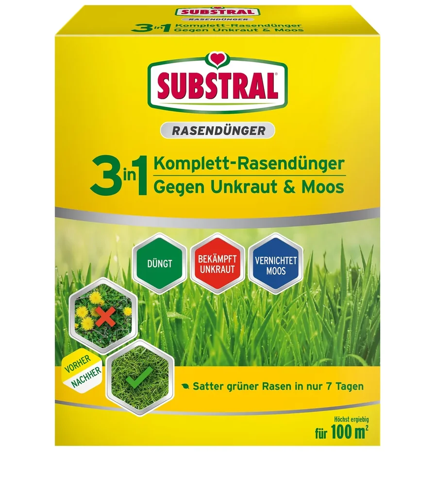 3in1 Komplettrasendünger 3,6 kg