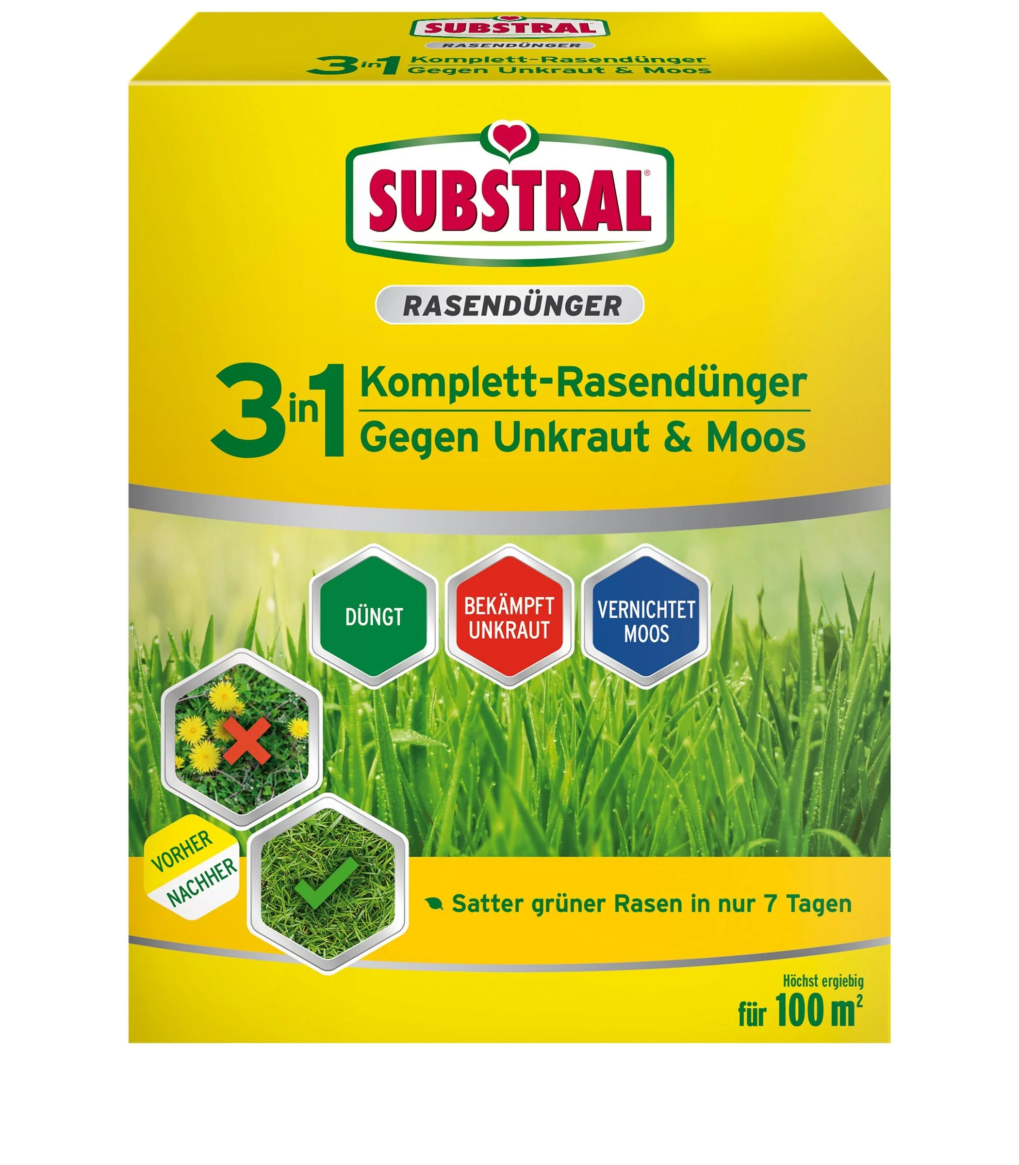 3in1 Komplettrasendünger 3,6 kg