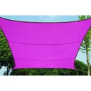 sonnensegel - rechteckig - 4 x 3 m - fuchsia