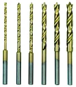 HSS Spiralbohrersatz mit Zentrierspitze 6-teilig, 1,5 bis 4 mm