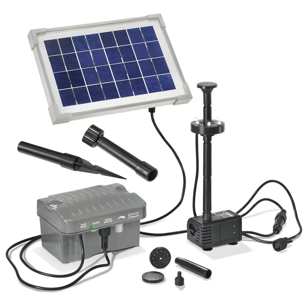 Solar Pumpensystem "Palermo" mit LED Beleuchtung