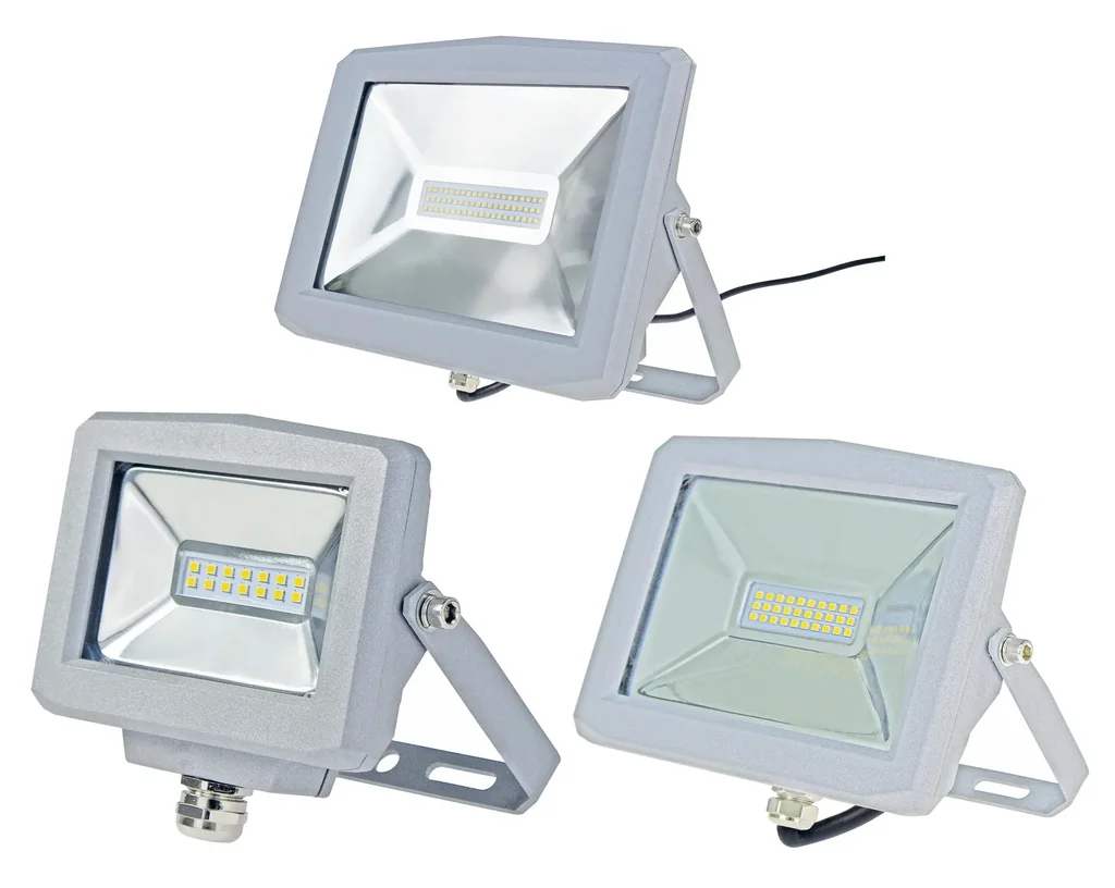 LED-Strahler Slimline 10W, IP65, ohne Zuleitung, mit Samsung-Chip