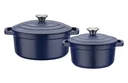 Kochtopf, ca. 24 cm, ca. 3,8 l aus Gusseisen Blue Magic