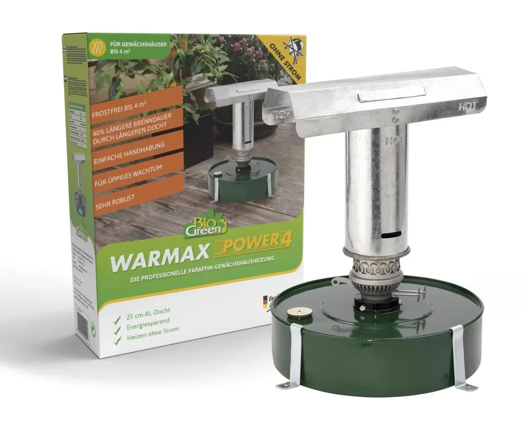 Paraffin-Gewächshaus-Heizung "WARMAX POWER 4", 300 W