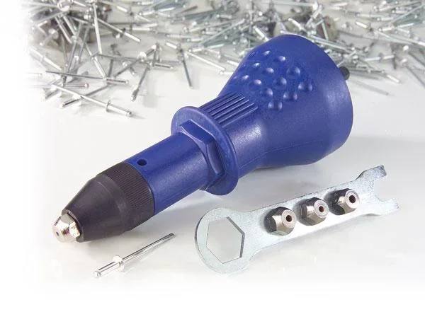 Blindnietvorrichtung mit 6-kant Aufnahme