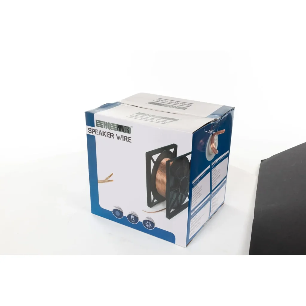 lautsprecherkabel - transparent - 2 x 4.00 mm² - 100 m