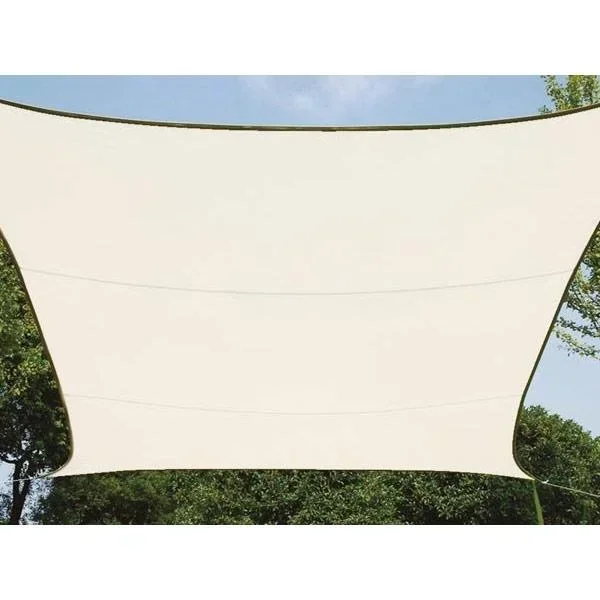 Schattentuch / Sonnensegel Rechteck - 2x3m - Creme