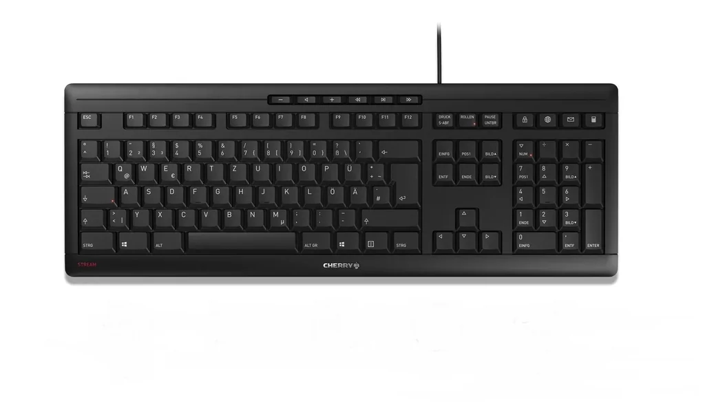 Kabelgebundene Tastatur STREAM KEYBOARD schwarz