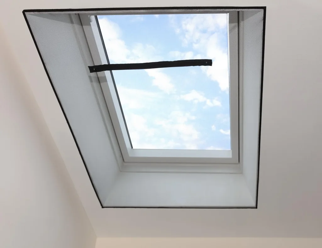 Fliegengitter für Dachfenster, schwarz, 2 Stück