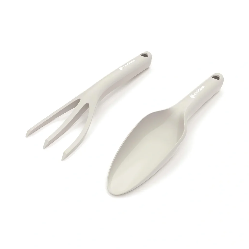 Gartenhandgeräte Satz klein, beige