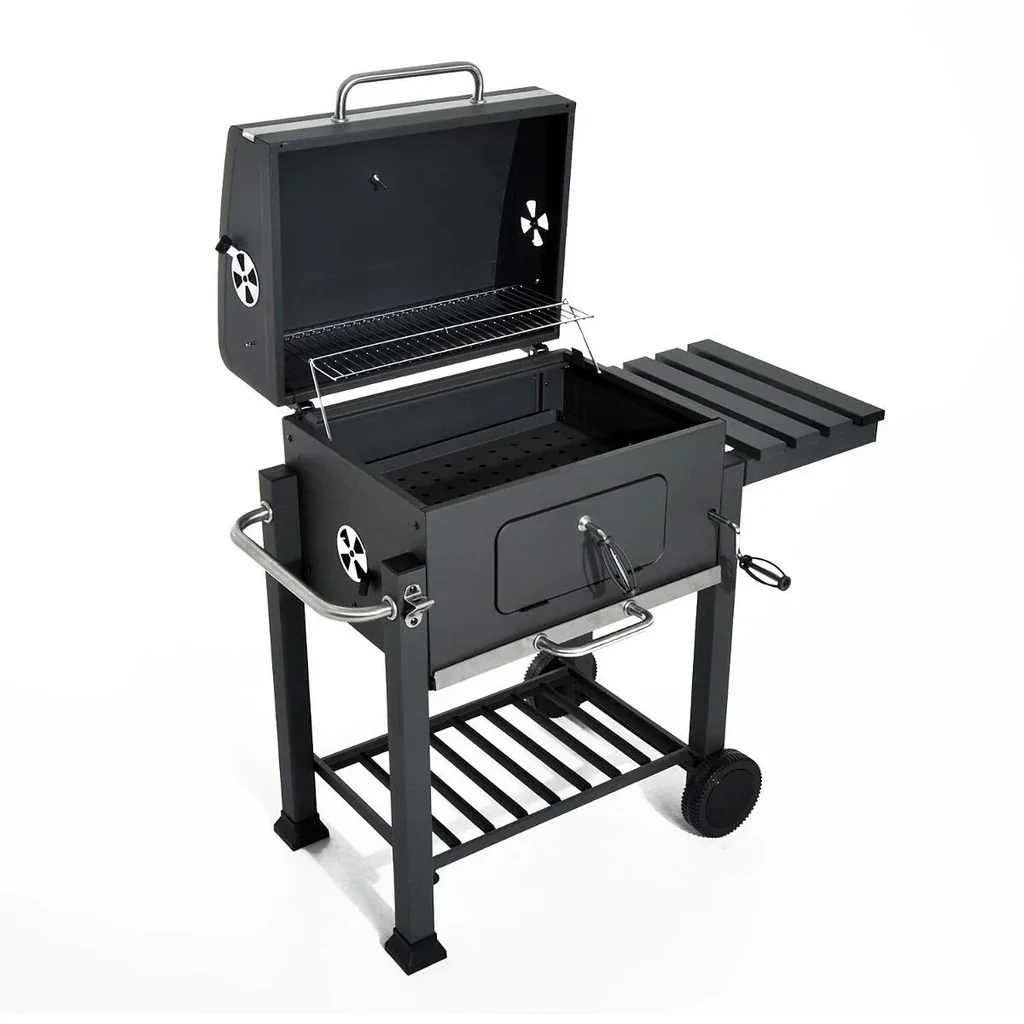 Holzkohlegrill Grillwagen BBQ Holzkohle Kohlegrill