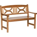 2-Sitzer Gartenbank Massivholz 123 x 61 x 89,5 cm