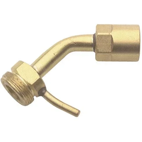 Halsrohr 7cm - Messing mit Aufhängehaken