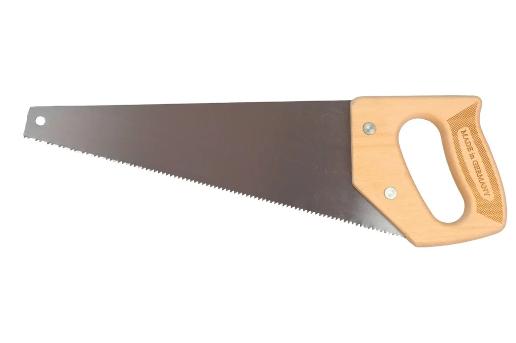 Handsäge für Holz, Gesamtlänge 410 mm, Blattlänge 330 mm