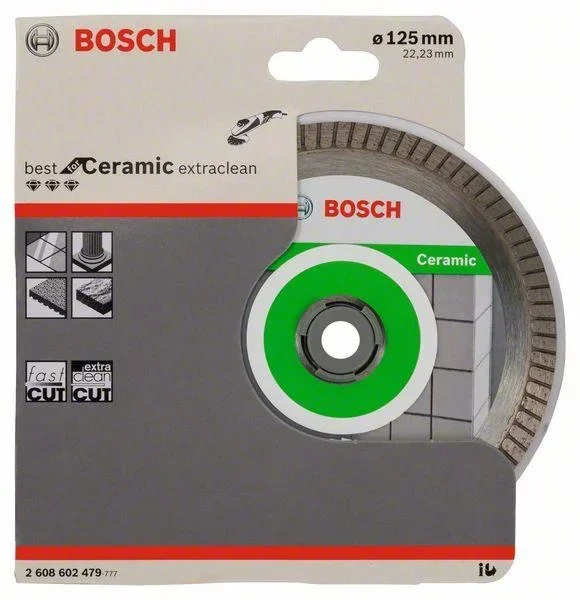 Diamanttrennscheibe, Best for Ceramic Extra-Clean Turbo, 125 x 22,23 x 1,4 x 7