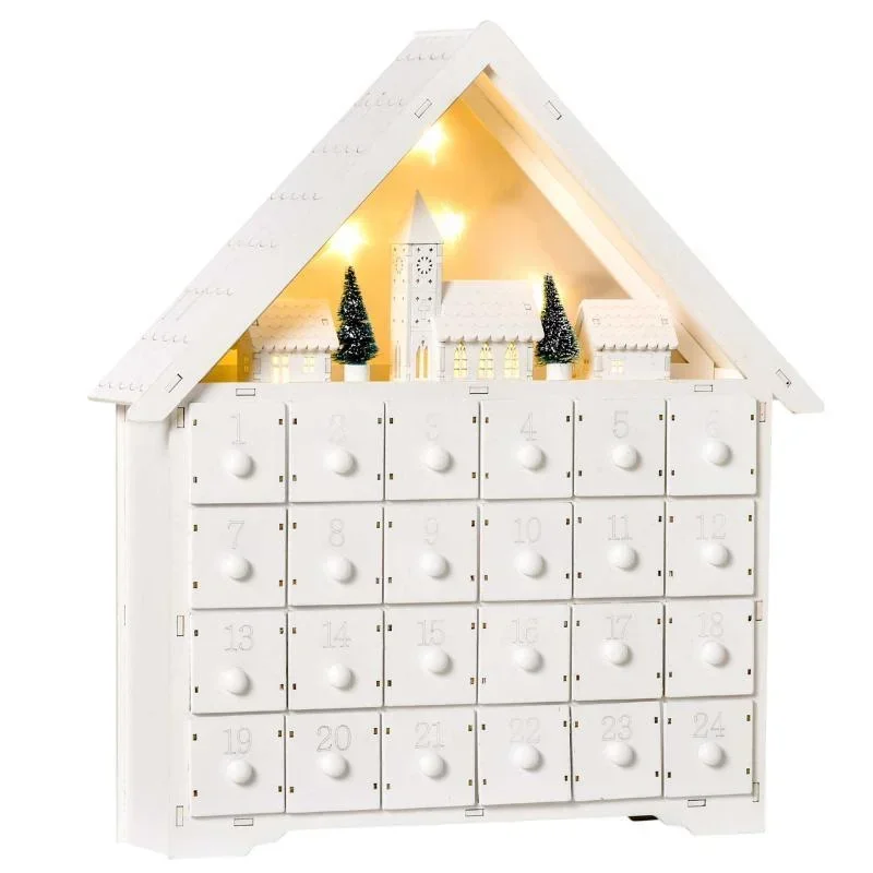 Adventskalender, Weihnachtskalender, Adventskalenderbox | Aosom.de