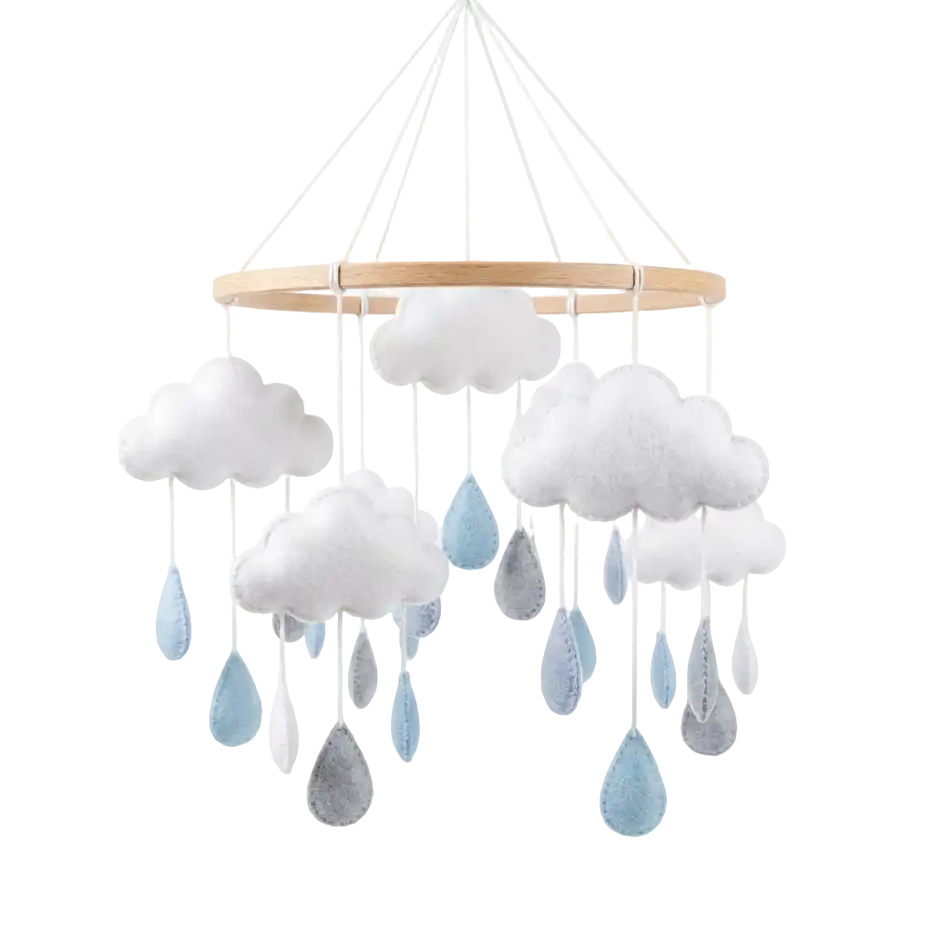 Babyzimmer Wolken & Regen image