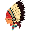 Kinderposter Indianer image