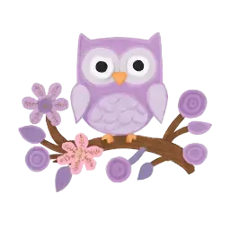 What a Hoot lila Bild
