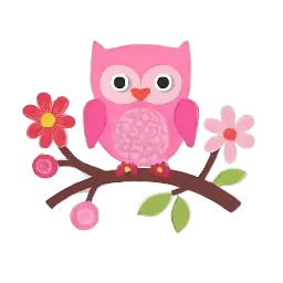 What a Hoot pink Bild