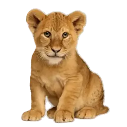 Tiersticker fotorealistisch Bild