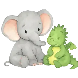 Elefant & Drache Bild