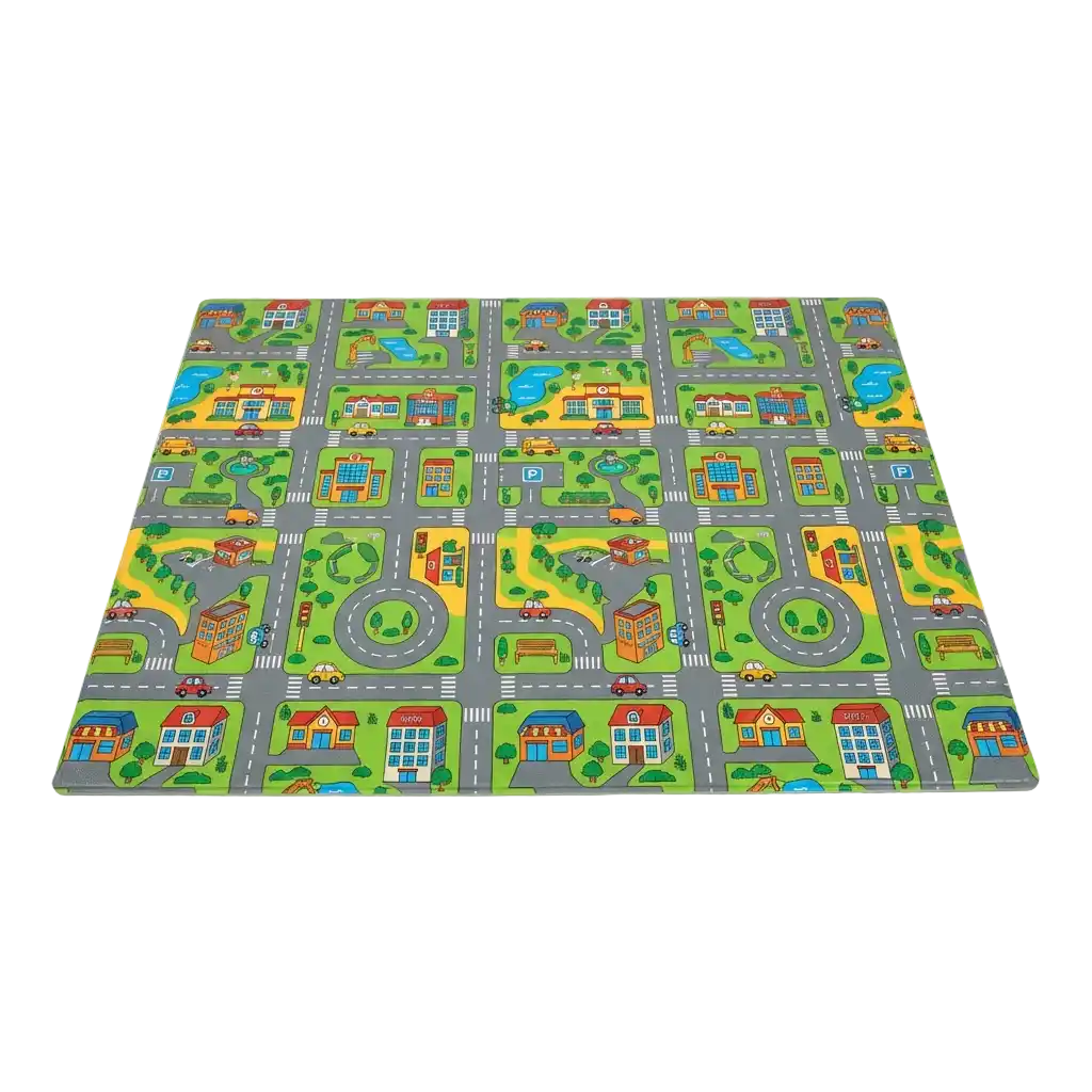 Spielteppich Strasse Bild