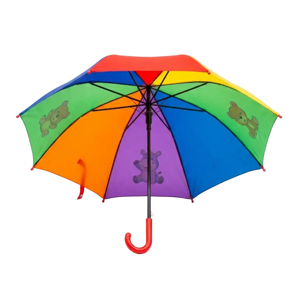 Kinder Regenschirm Bild