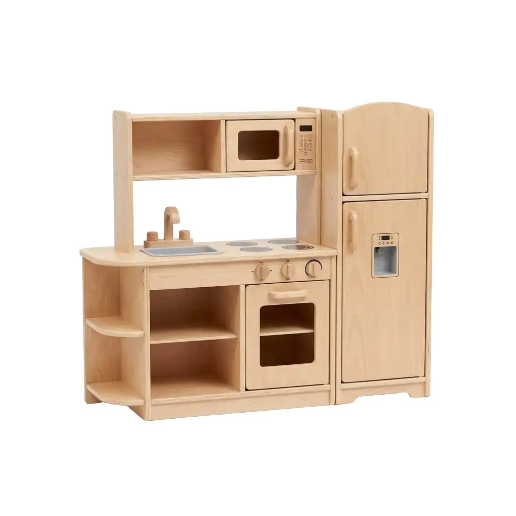 Kinderküche Holz Bild