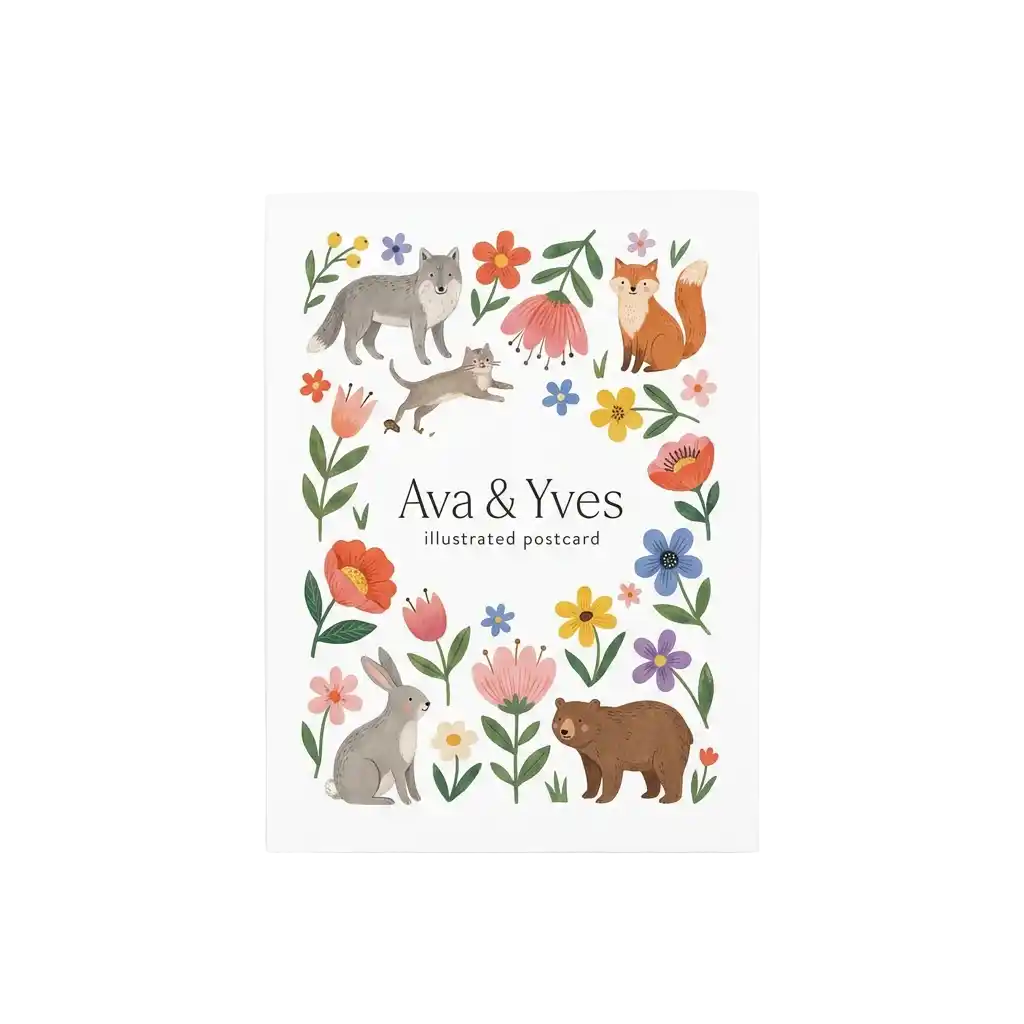 Ava & Yves Postkarten image