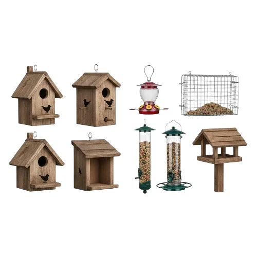 Nistkästen, Vogelfutterhäuser image