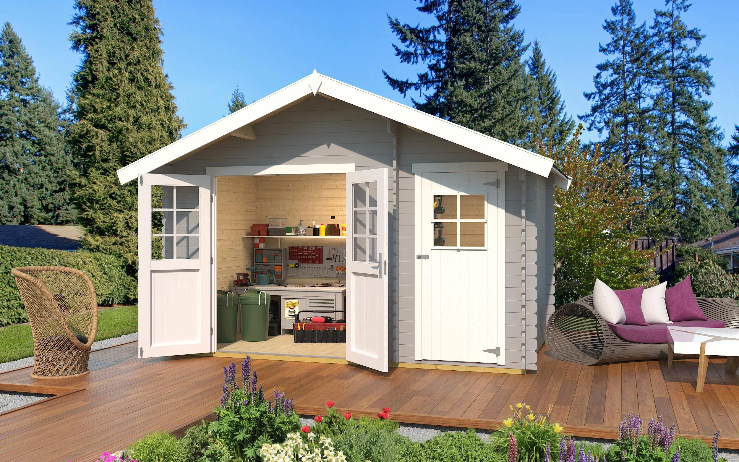 Holz Gartenhäuser image