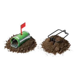 Wühlmausfalle, Maulwurffalle image